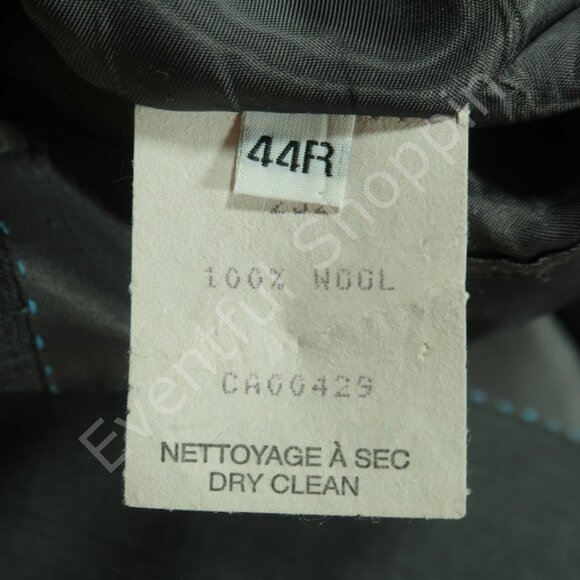 Peter Millar Suit Jacket Mens 44R Gray Wool Blazer Sport Coat Glenplaid 2B 2V - Picture 6 of 7